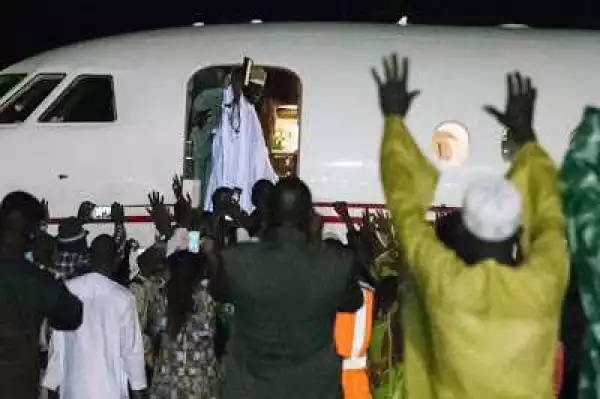 Bola Tinubu’s Private jet Was Reportedly Used To Fly Jammeh Into Political Exile In Guinea